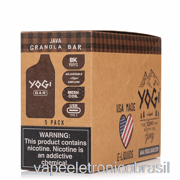 Vape Eletrônico [pacote Com 5] Yogi Bar 8000 Descartável